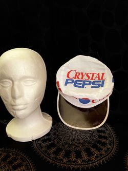 🥤-  VINTAGE - Pepsi Crystal - Hat / Painters Cap - ⬇️⬇️⬇️