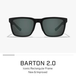 Roka Barton 2.0 Color: Matte Black Frame - Dark Carbon (Polarized) Lens
