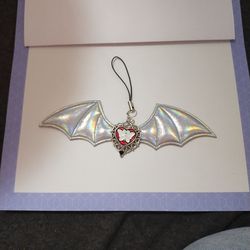 Butterfly Bat Charm 