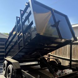 NEW HYDRAULIC LIFT DUMP TRAILER with Smooth Walls & Gift 🎁 