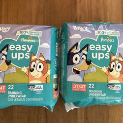 Pampers Bluey  Easy Up 3T-4T  Training Underpants 2x  22 Pack