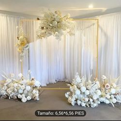 metal balloon arch