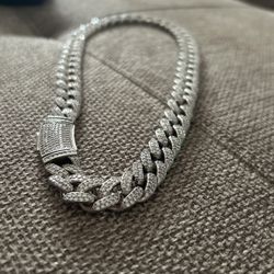 Moissanite Chain 925 Silver