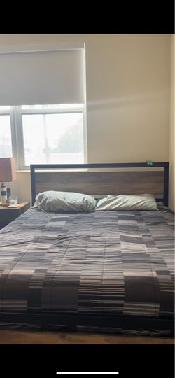 Queen bedframe and Sealy mattress