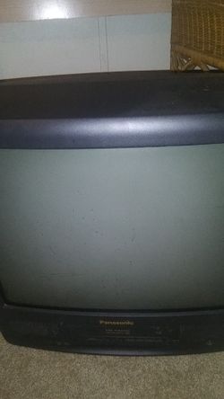 Panasonic 20 inch TV with VHS tape player