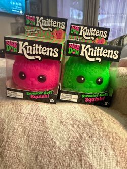 Needoh knittens set squishy squishies