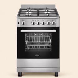 Premium LEVELLA 24” Stainless Steel Gas Range – 4 Burners