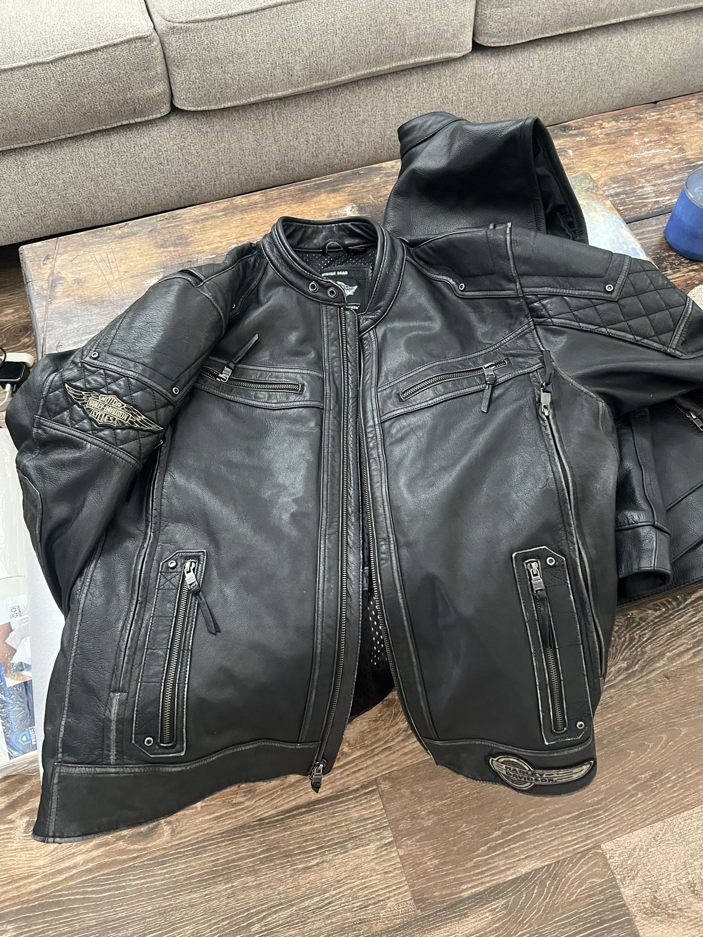 Leather Jacket Harley Davidson Like New