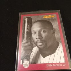 Kirby Puckett Baseball Card 