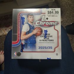 2025/2026 Topps Chrome  Basketball Cards (UNOPENED) 