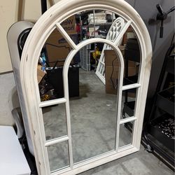 Arch Window Accent Mirrors Set of 2