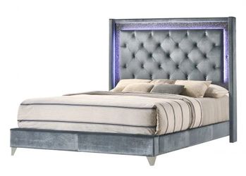 Queen Bed Frame With Led Light