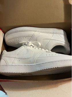 All White Mens Low Top Nikes
