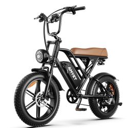 V9-G60 Peak 1500W Ebike, 48V 20Ah(960WH) Removable Battery, 72Miles &32MPH,20" Fat Tire Dirt Bike,7 Speed Gears,Dual Shock Absorber, Adults Electric B