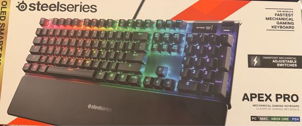 SteelSeries Apex Pro Mechanical Gaming Keyboard – Full Size