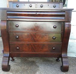 Beautiful Antique Empire Dresser