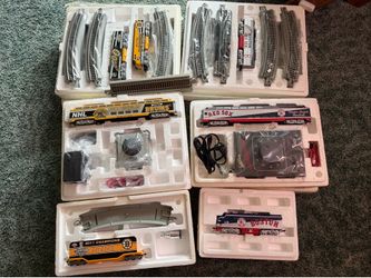 Boston Bruins/Red Sox HO scale train sets
