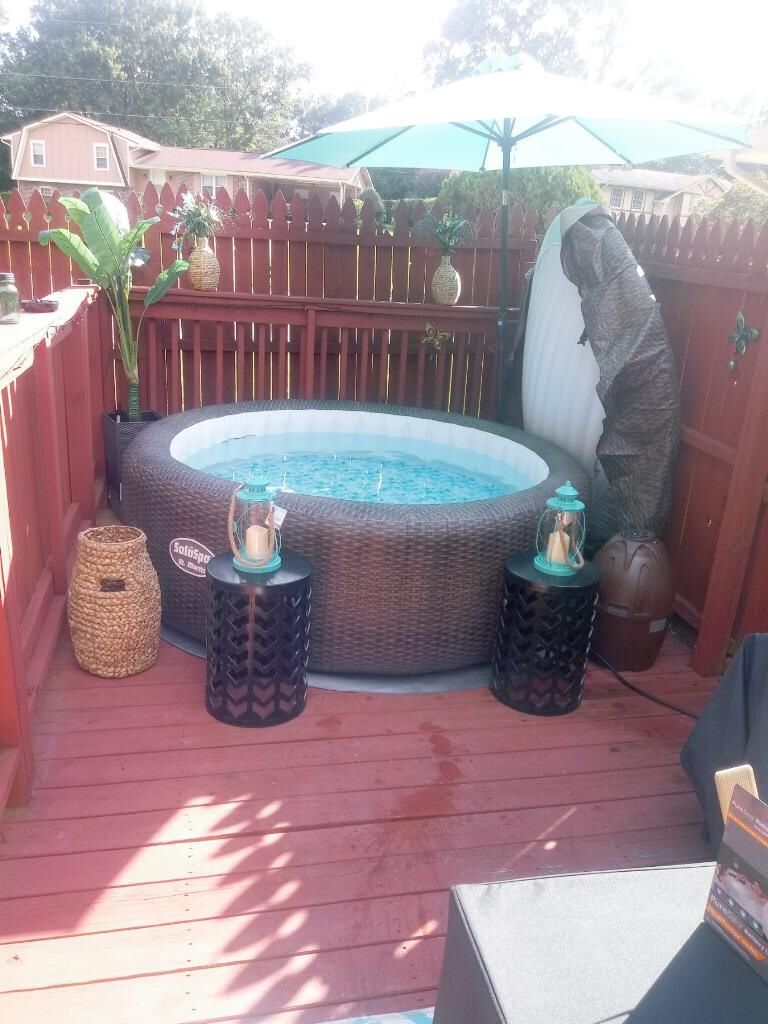 Wicker Hot Tub