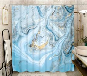 New shower curtain