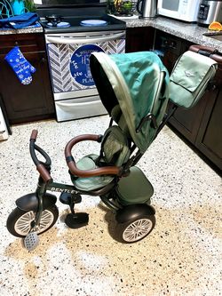 Bentley 6-in-1 Baby Stroller & Toddler Tricycle Spruce Green