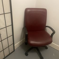 Leather Adjustable Computer Chair