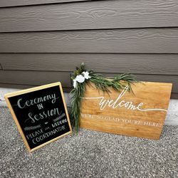 Wedding/event Signs 