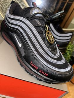 🩸 👹 🩸 Lil Naz X MSCHF Nike Air Max Satan Shoes RARE PAIR!!!