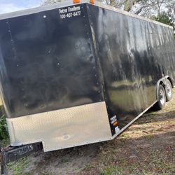 8.5x20 Heavy duty car hauler Enclosed Trailer