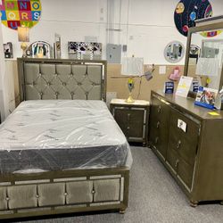 4pc full Size Bedframe Set $799