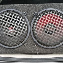 2 MTX 12” Subwoofers In Box Terminator & Thunder 