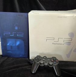 Sony PlayStation 2 Ocean Blue Console with Box
