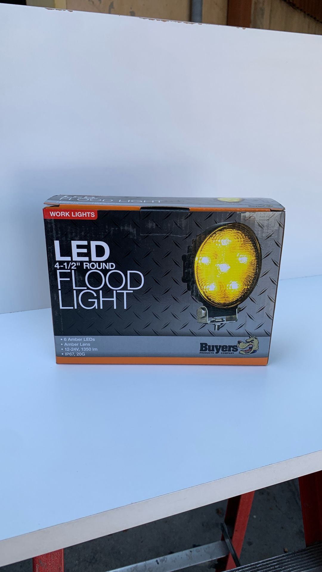 Buyers 4-1/2” Amber Flood Light