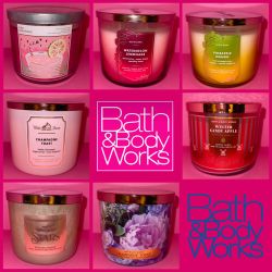 NEW Bath & Body Works 3-Wick Candles