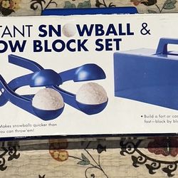 Home Games: Instant Snowball & Snow Block Set