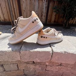 Nike Air Force 1 Yellow Gum Floral 6.5Y FZ1615-10