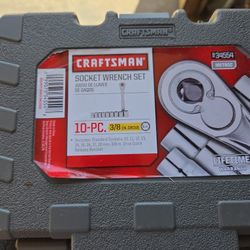 10 Pcs Craftsman Socket Wrench Set