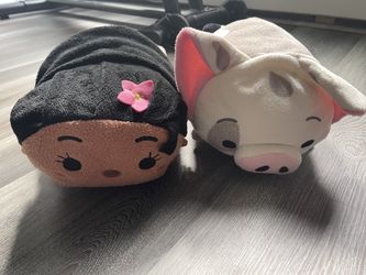 Moana and Pua Plush Pillows