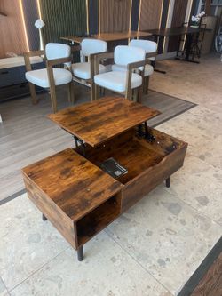 Lift Top Coffee Table Rustic Brown I can Deliver