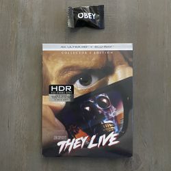 In Hand, Brand New, Never Opened 4K Ultra HD Blu-Ray - They Live - Scream Factory Collectors Edition