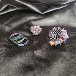 Colorful Costume Rings