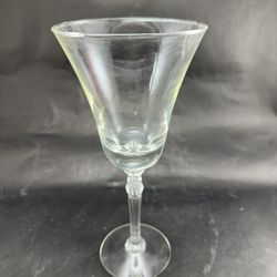 1 ANTIQUE Central Glass Works (Est 1860’s & closed 1939) Clear Water Wine Goblet  