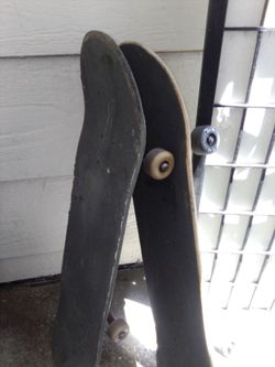 Two skateboards