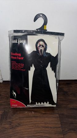 Bleeding Ghost Face Kids Halloween Costume