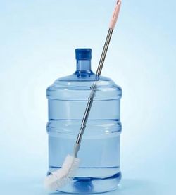 Flexible Long Handle Cleaning Brush Set, Suitable for 5 Gallon Water Jugs, 3 Gallon Reusable Bottles & Multi Containers, Car Wash Supplies