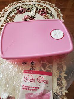 New Tupperware Crystal Ware.