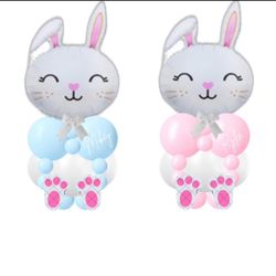 Personalized Bunny Balloons 