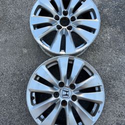 2 Spare Rims 17 Honda 5 Lugs 114.3 mm