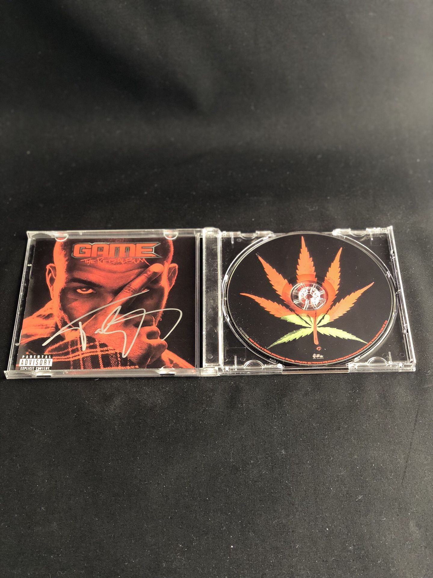 The Game signed CD cover