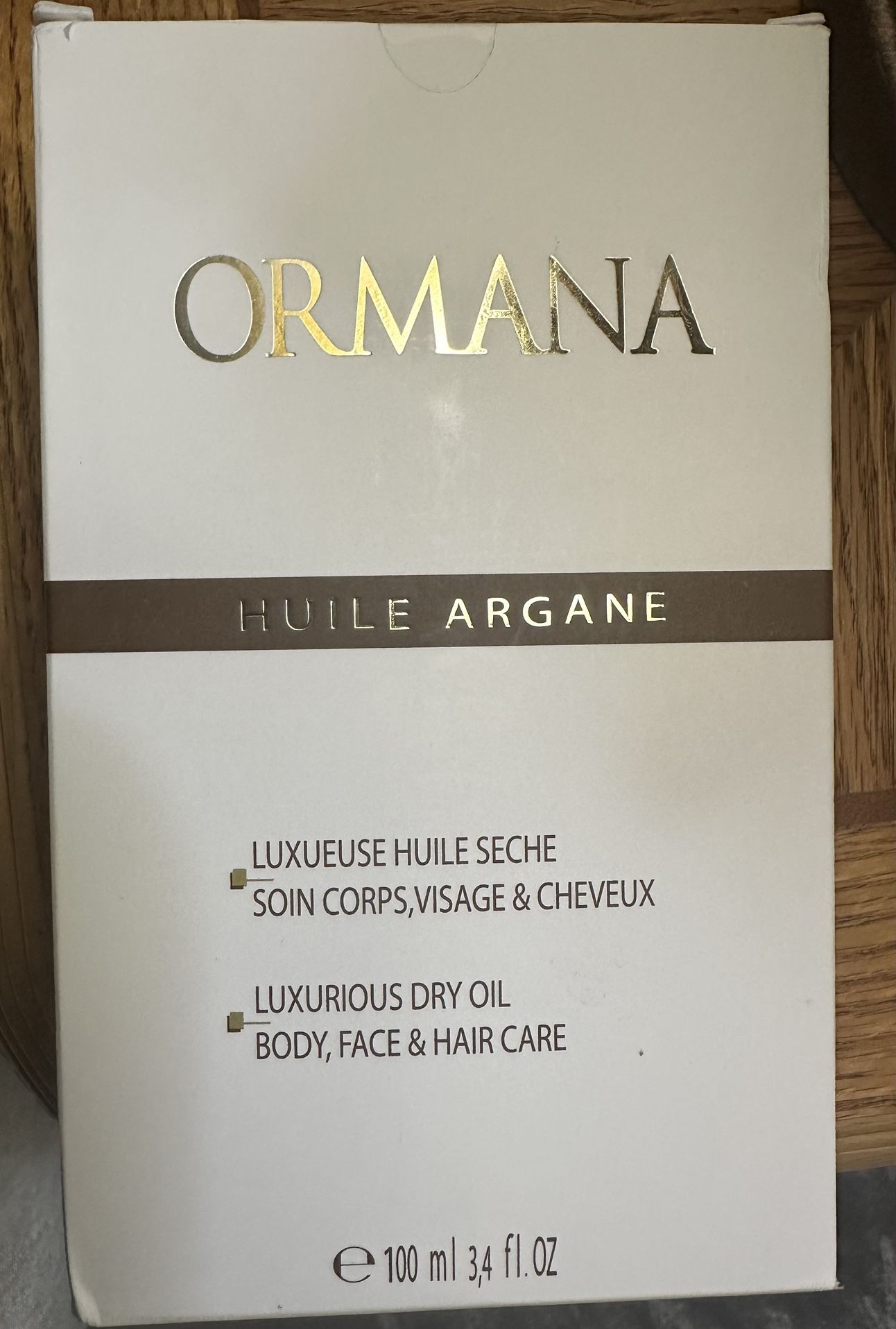 luxurious cosmetics Argan oil