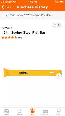 DeWalt Pry Bar (New)